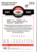 2001 Fleer Shoebox Richard Hamilton