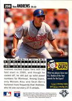 1996 Collector's Choice Silver Signature Shane Andrews #208