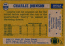 1982 Topps Charlie Johnson