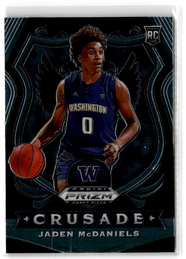 2020 Panini Prizm Draft Picks Collegiate Jaden McDaniels #91