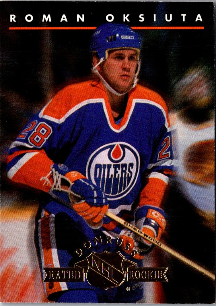 1993 Donruss Rated Rookies Roman Oksiuta