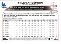 2022 Topps Update Tyler Anderson #US190