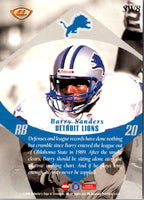 1999 Collector's Edge Advantage Shockwave Barry Sanders #SW8