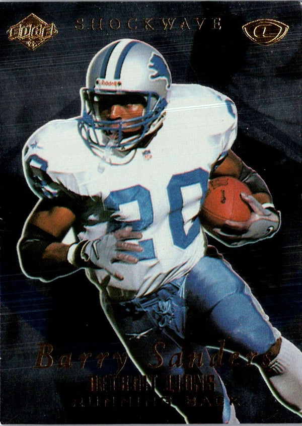 1999 Collector's Edge Advantage Shockwave Barry Sanders #SW8