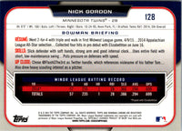 2015 Bowman Draft Picks & Prospects Chrome Nick Gordon #128