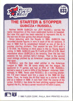 1990 Fleer Mark Gubicza/Jeff Russell #633