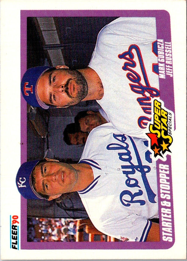 1990 Fleer Mark Gubicza/Jeff Russell #633