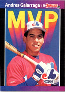 1989 Donruss Bonus MVP's Andres Galarraga