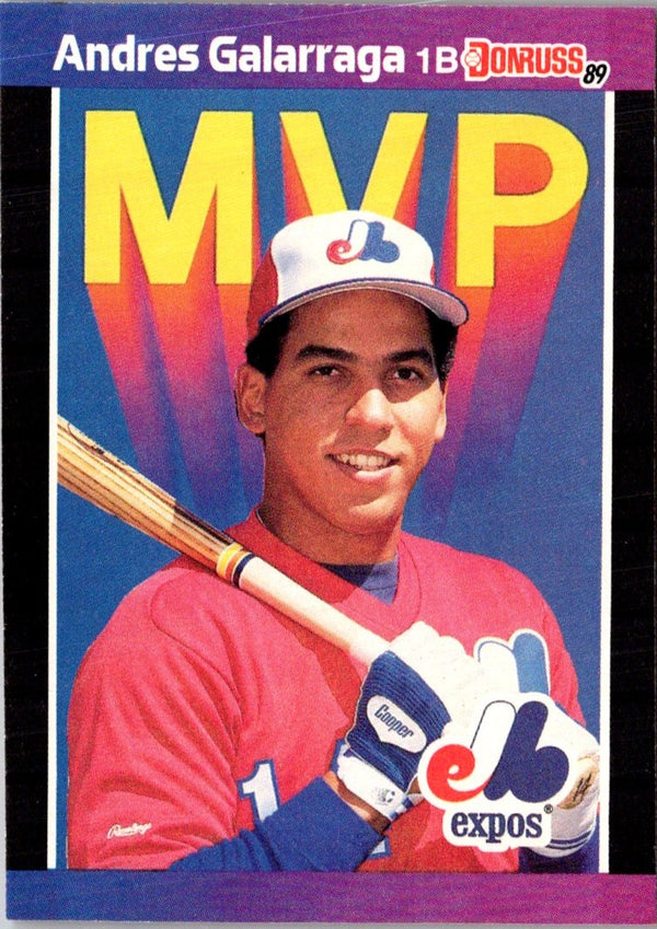 1989 Donruss Bonus MVP's Andres Galarraga #BC-16D