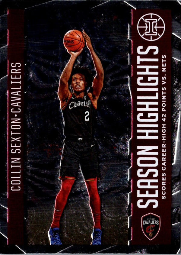 2020 Panini Illusions Season Highlights Collin Sexton #6