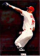 1998 Fleer Tradition Diamond Standouts Juan Gonzalez