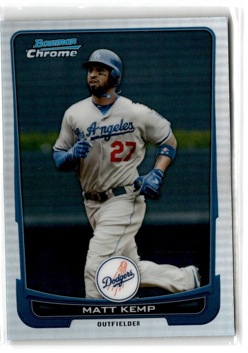 2012 Bowman Chrome Matt Kemp