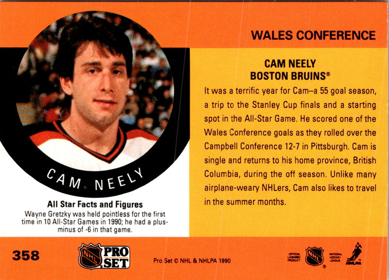 1990 Pro Set Cam Neely