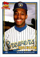 1991 Topps Traded Willie Randolph #95T
