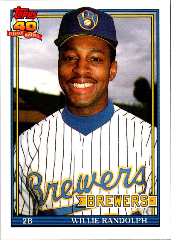 1991 Topps Traded Willie Randolph #95T