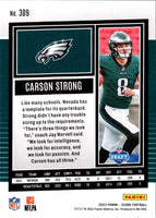 2022 Score Carson Strong #309 Rookie