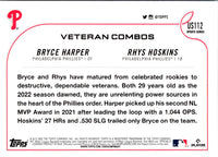 2022 Topps Update Philly Phenoms (Bryce Harper/Rhys Hoskins) #US112
