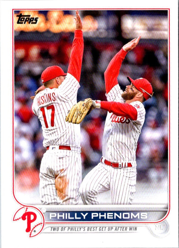 2022 Topps Update Philly Phenoms (Bryce Harper/Rhys Hoskins) #US112