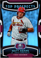 2012 Bowman Platinum Top Prospects Matt Adams #TP-MA