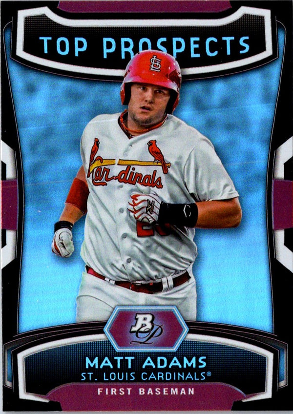 2012 Bowman Platinum Top Prospects Matt Adams #TP-MA