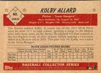 2019 Bowman Heritage Kolby Allard #53VR-25 Rookie