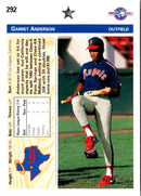 1992 Upper Deck Minors Garret Anderson