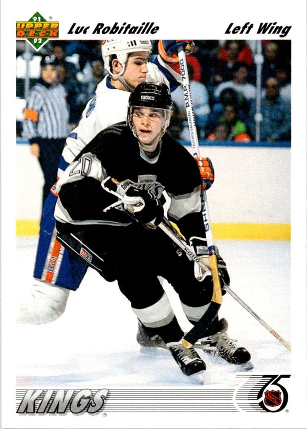 1991 Upper Deck Luc Robitaille #145B