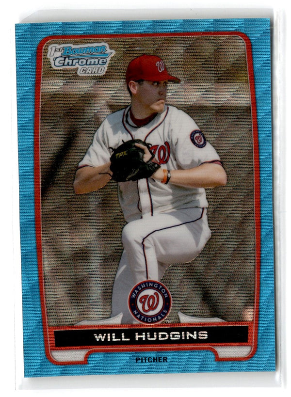 2012 Bowman Draft Picks & Prospects Chrome Will Hudgins #BDPP142