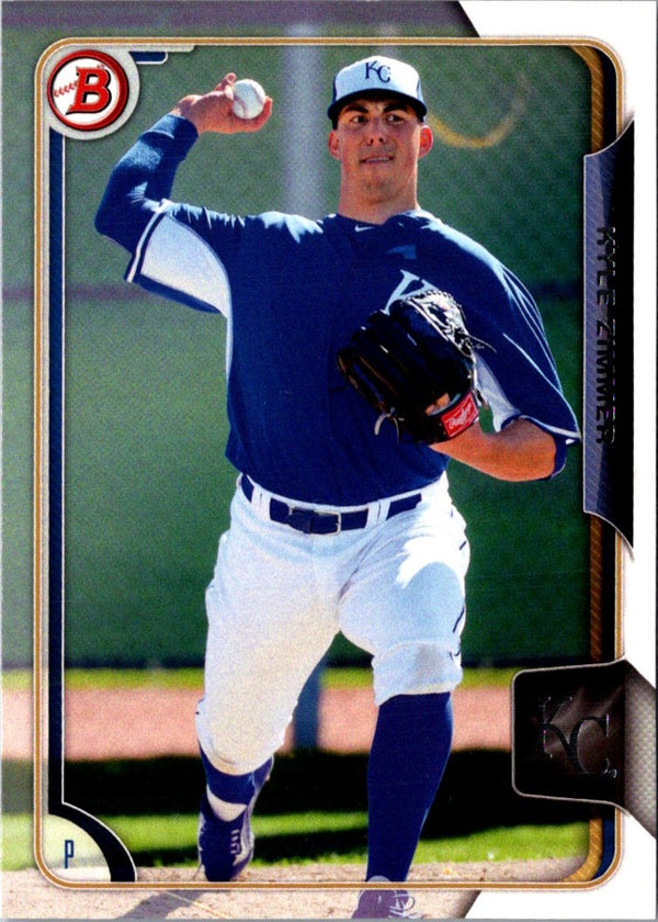 2015 Bowman Draft Picks & Prospects Kyle Zimmer #81