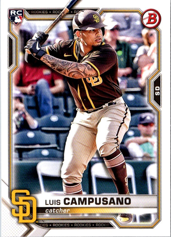 2021 Bowman Luis Campusano #68 Rookie