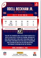 2018 Donruss Press Proof Blue Odell Beckham Jr. #202
