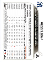 2022 Topps Gerrit Cole #35