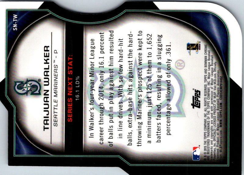 2015 Bowman Chrome Series Next Die Cuts Taijuan Walker