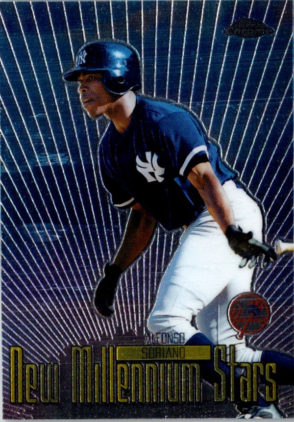 2000 Topps Chrome New Millennium Stars Alfonso Soriano #NMS10