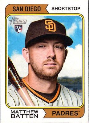 2023 Topps Heritage Matthew Batten #154 Rookie