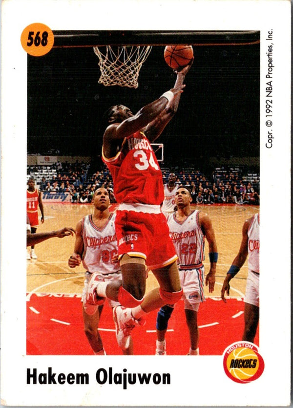 1992 Hoops 100 Superstars Hakeem Olajuwon #34