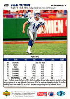 1995 Collector's Choice Player's Club Rick Tuten #288