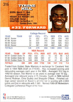 1993 Hoops Tyrone Hill #316