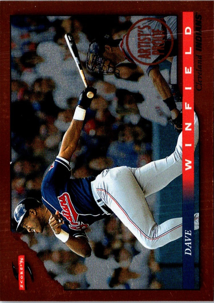 1996 Score Dugout Collection Artist's Proofs Series 1 Dave Winfield