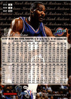 1997 Press Pass Double Threat Autographs Jacque Vaughn/Karl Malone #2