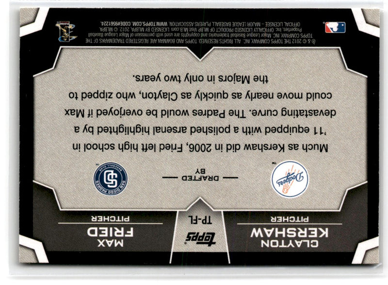 2012 Topps Clayton Kershaw