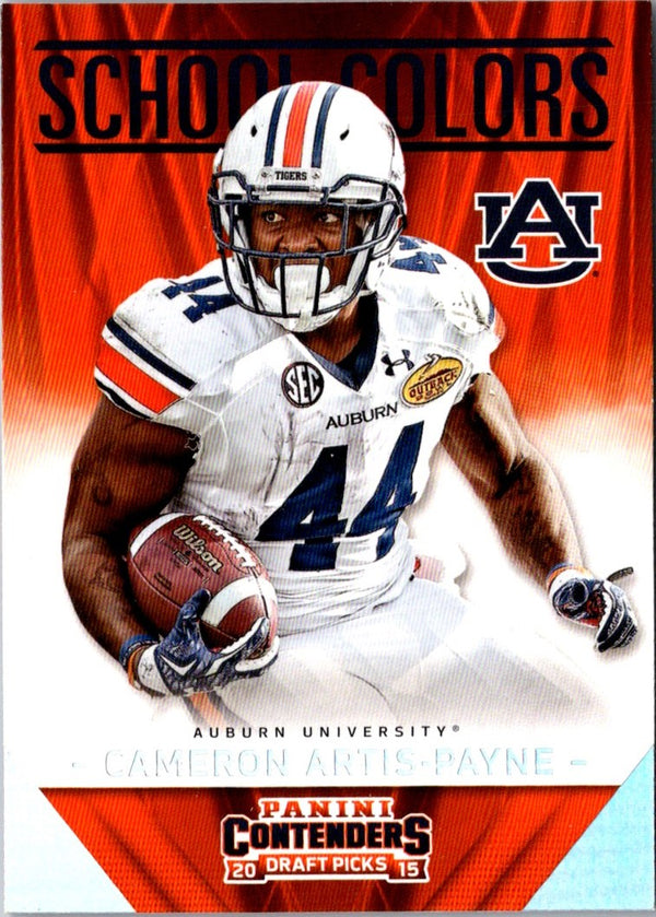 2015 Panini Contenders Draft Picks School Colors Cameron Artis-Payne #20