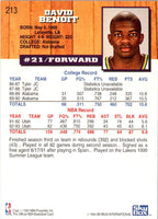 1993 Hoops David Benoit #213