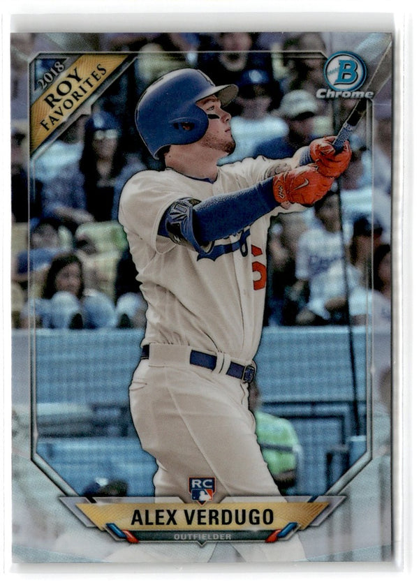 2018 Bowman Chrome Alex Verdugo #47 Rookie