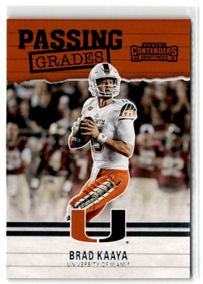 2017 Score NFL Draft Red Brad Kaaya #15