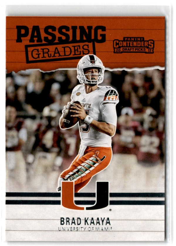 2017 Score NFL Draft Red Brad Kaaya #15