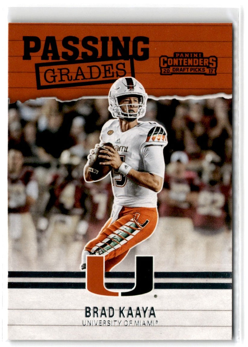 2017 Score NFL Draft Red Brad Kaaya