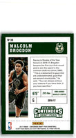 2017 Panini Contenders Draft Picks Season Ticket Variation Malcolm Brogdon #38