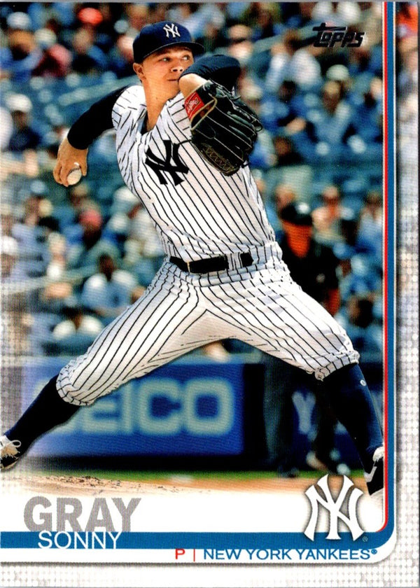 2019 Topps New York Yankees Sonny Gray #NY-10