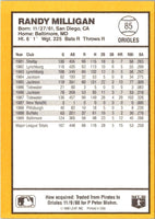 1990 Donruss Best of the AL Randy Milligan #85